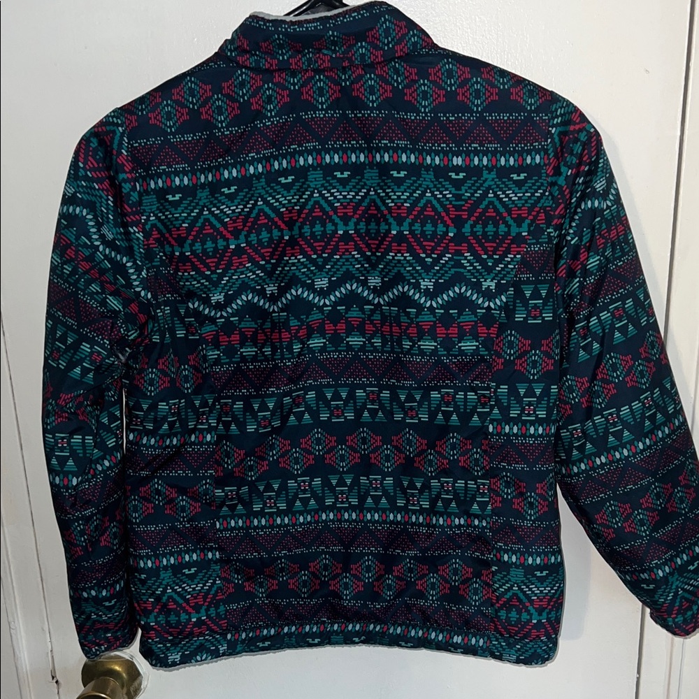 Patterned Girls Jacket - Multicolor Medium 7/8 - Picture 7 of 13